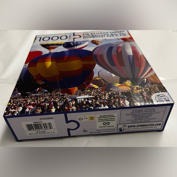 New “Big Balloon Energy” 1000 Piece Puzzle Spin Master 24” x 18” - Picture 9 of 13